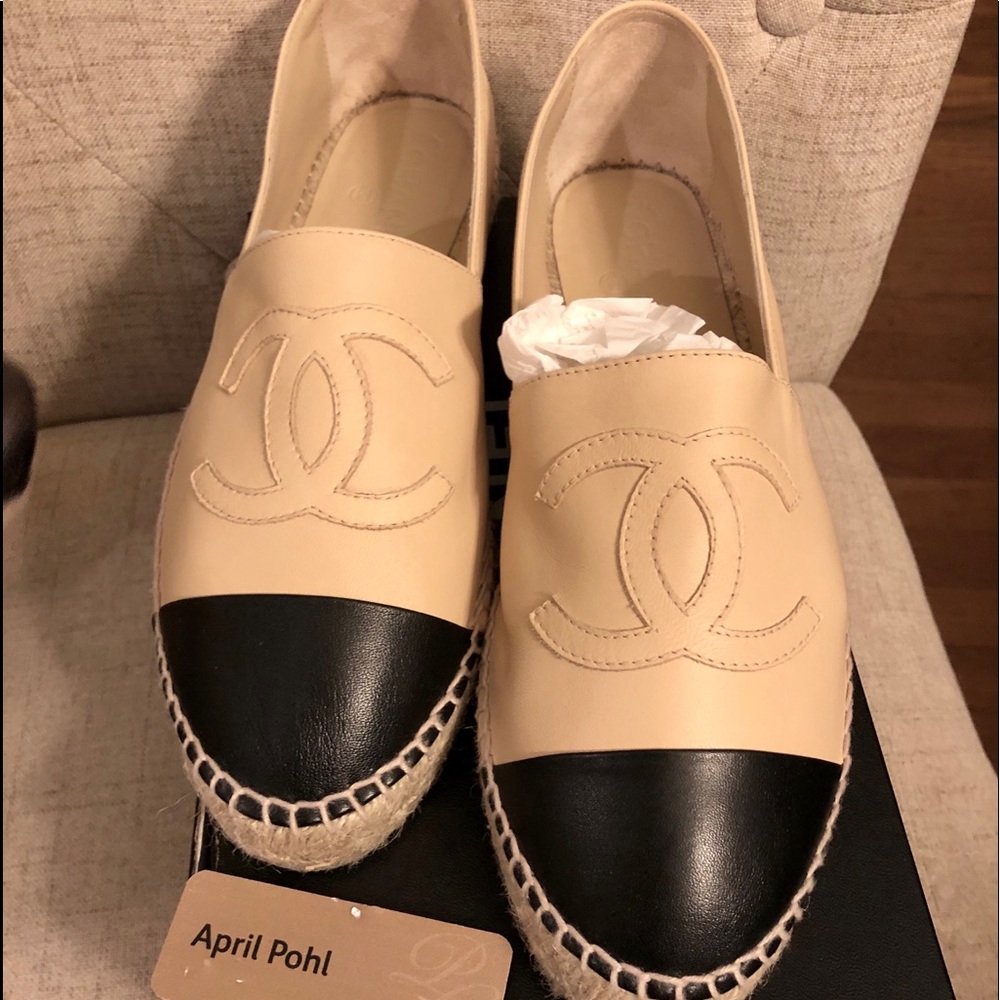 Espadrilles Lambskin Beige/Black